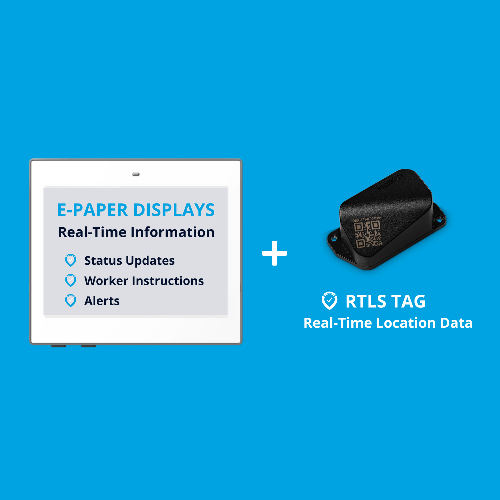 Inpixon epaper and rtls tag2