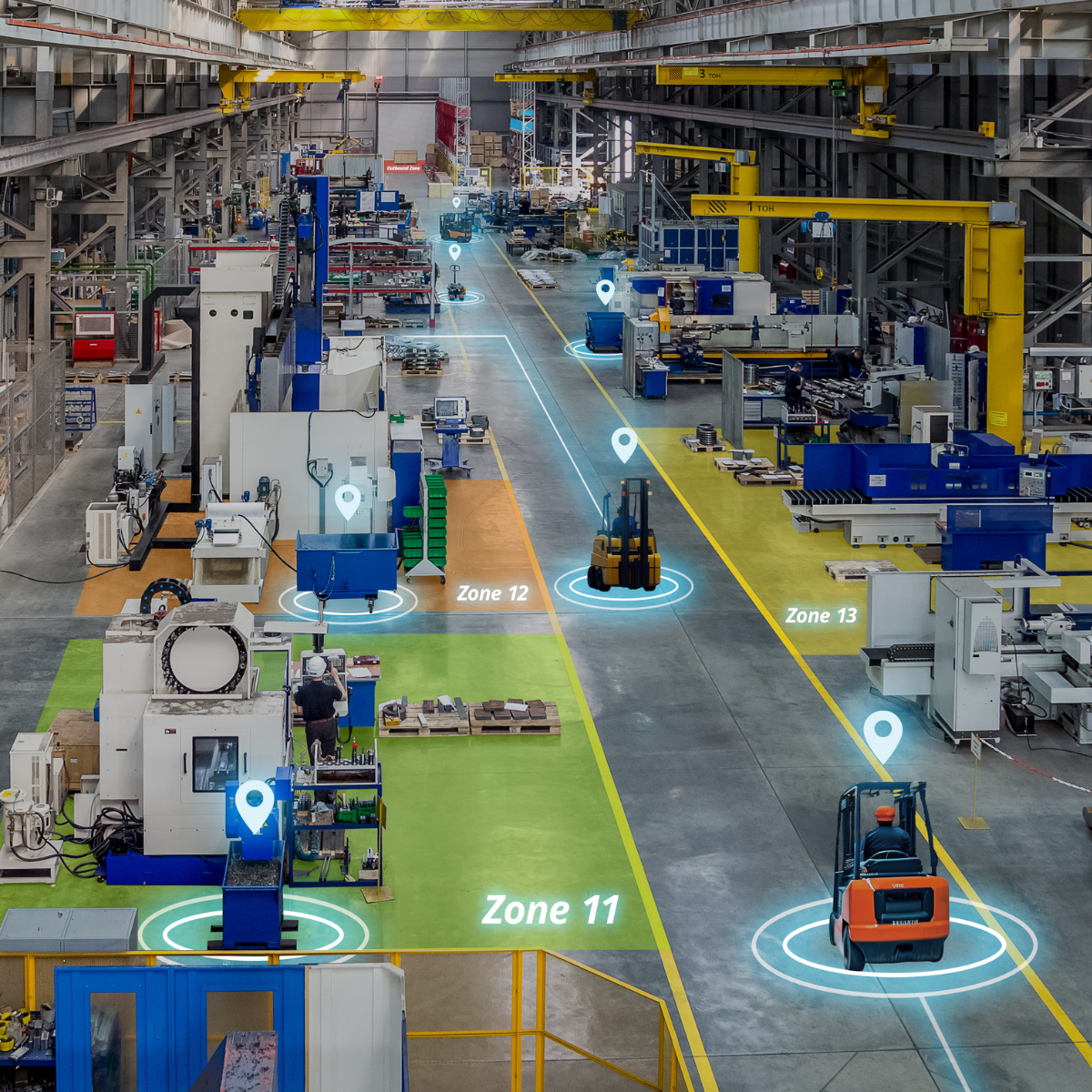 Production Tracking Software with RTLS for Manufacturing