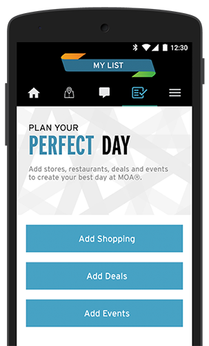 Mall of America Mobile App - Plan Your Perfect Day