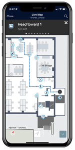 Indoor Mapping Mobile Screenshot